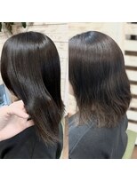 リバイブ ヘア アンド スパ(Revive HAIR&SPA)&nbsp;オーロラアッシュカラー 縮毛矯正