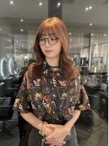 ジーナ 梅田茶屋町(Zina)&nbsp;髪質改善＊ミルクティベージュセミロング＊【Zina梅田茶屋町】