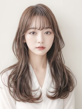 ルミヘアー 金沢駅西口店(Lumi hair) 《Lumi hair》シースルーバング×アッシュカラー　￥12900