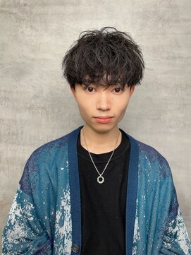 ネクスト 静岡店(NEXT) MEN'S HAIR/ダークアッシュ/ニュアンスパーマ/韓国マッシュ