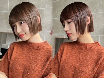 サンド 鹿児島中央(sand)の写真/<SNS話題*>圧倒的高リピートのショートボブ*今までできなかったstyleが叶う*[鹿児島中央/ショートボブ]