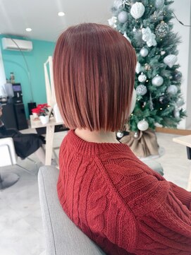 ユーフォリア(Euphoria.) ユーフォリア大人可愛いぱっつんボブスタイル