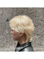 メンズサロン ガウディ 三宮店(men's salon Gaudi) ホワイトブロンド×ウルフスタイル