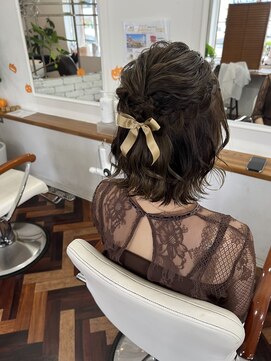 フラム(fulam) ハーフアップ