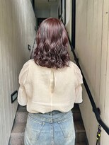 リブロ(LiBro) 20代30代チェリーブラウン大人ガーリー似合わせパーマ