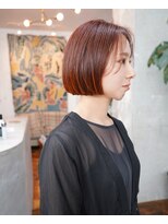 アペロ 柏(Apero)&nbsp;オレンジボブ☆ハイライトカラー