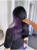 【ALIVE 】 ポイントで可愛いインナーカラー