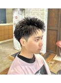 王道スパイキーショート