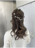 long  hair arrange