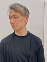 乾かすだけでキマる髪/メンズ七三パートショートヘア