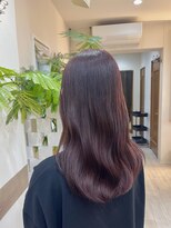 フゥカ 類家店(fuka)&nbsp;肌トーンUP見え◎春のくすみピンクカラー【八戸　類家】