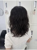 くしゅっとパーマ