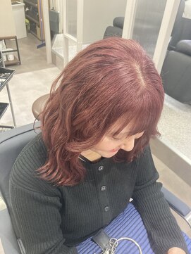 アーチフォーヘア 心斎橋店(a-rch for hair) べリーピンク