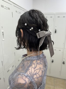 アッシュ 下北沢店(Ash) ボブでもできる!ハーフアップアレンジ