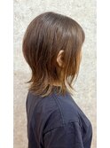 白髪ぼかし×癖毛を活かした大人レイヤー