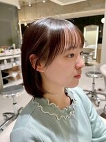 コンティロミー(CONTI ROMMY.) 小顔ショートボブ髪質改善トリートメント☆ニュアンスカラー前髪