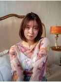 前上がりボブ