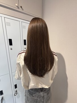 パプス ド コワフュール 川西能勢口店(Pap's de coiffeur) 柔らかマロンベージュ