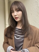 トレス(TRESS)&nbsp;シアーカラー/ブルーブラック/韓国風/レイヤー/顔まわりカット