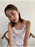 ウェーブショート/セクションカラー/マッシュラインカール