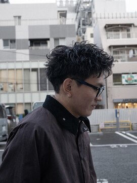 スパイキーショート×ツイストスパイラル　三鷹/メンズパーマ