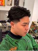 メゾンフォーメン 心斎橋店(Maison for men) ニュアンスラルフカール テーパーフェード ビジネススタイル