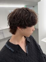 イロウ 山口どうもん店(IROW)&nbsp;シャドウパーマ×ブラウンカラー
