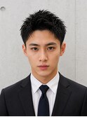 ベリーショート/ニュアンスパーマ/清潔感/好感度/ビジネスマン