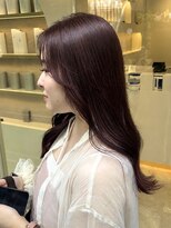 デュノヘアー 神戸三宮店(DUNO hair)&nbsp;顔周りカット/ピンクラベンダー