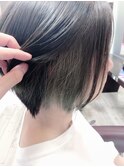 インナーカラーグリーン!
