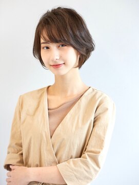 フォンズ(FONS) 第１印象で必ず小顔に見せる為のショートボブ_30代_40代_50代◎
