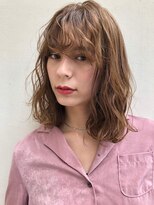 リアン(Lien)&nbsp;Lien☆コスメニュアンスパーマ×フェミニンベージュ　立川