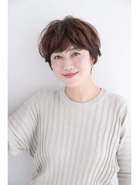 ラフ フロム ガーデン(Laf from GARDEN) 加藤貴大30代40代人気大人可愛いショートパーマスタイル