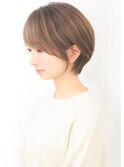 【rue京都】30代40代大人可愛い☆小顔丸みショートブランジュ◎