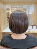 【ミニボブ】 ブラウンベージュ 30代40代