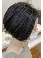 ネックス 表参道本店(nex)&nbsp;nex表参道　大人ハイライト　アッシュベージュ　白髪