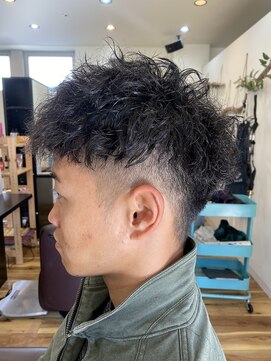 スウェル 船橋店(Swell) メンズツイストパーマスパイラルパーマフェード[船橋]