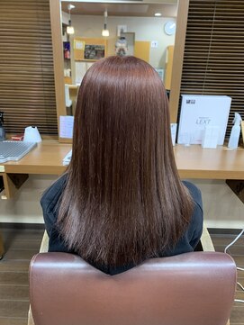 プレッソヘアー Presso hair ピンクカラー
