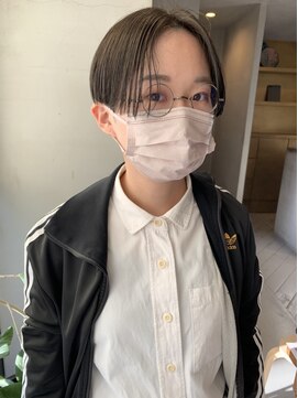 ヘアー アイス ルーチェ(HAIR ICI LUCE) ハンサムショート 2ブロックスタイル/西田