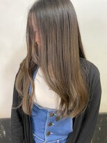 オースト ヘアー ステラ 新宿店(Aust hair Stella)&nbsp;ナチュラルバレイヤージュ×ナチュラルロングレイヤー　K 新宿
