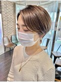 女性らしいシルエットショート☆ももこ