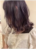 切りっぱなしボブ×ラベンダーカラーで可愛く★中村大輔