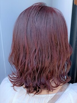 リコ 池袋東口店(Liko) チェリーレッド　ボブ【Liko/池袋東口店/南池袋公園隣】