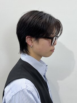 カンゴール サロン トウキョウ セントラル 原宿(KANGOL SALON TOKYO CENTRAL) 韓国風センターパートウルフ