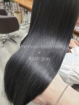 アンクラウド(an cloud)&nbsp;ブルーブラック/アッシュグレー/ブリーチなしカラー