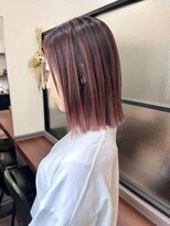 プチメゾントウキョウ(Petit Maison Tokyo) くすみコーラル_切りっぱなしボブ