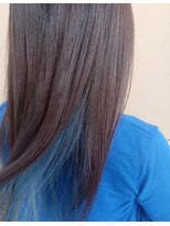 リールヘアー 大野城店(rire hair) インナーカラー(BLUE)