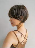 首が綺麗に見えるオトナショート
