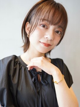 ニコ トウキョウ ヨコハマ(nico) 顔まわりレイヤー/切りっぱなし/ボブ/レイヤーカット