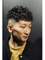 銀座 シノ 本店(shino)&nbsp;【スペインカール】フェード　パーマ　銀座　<理容室>